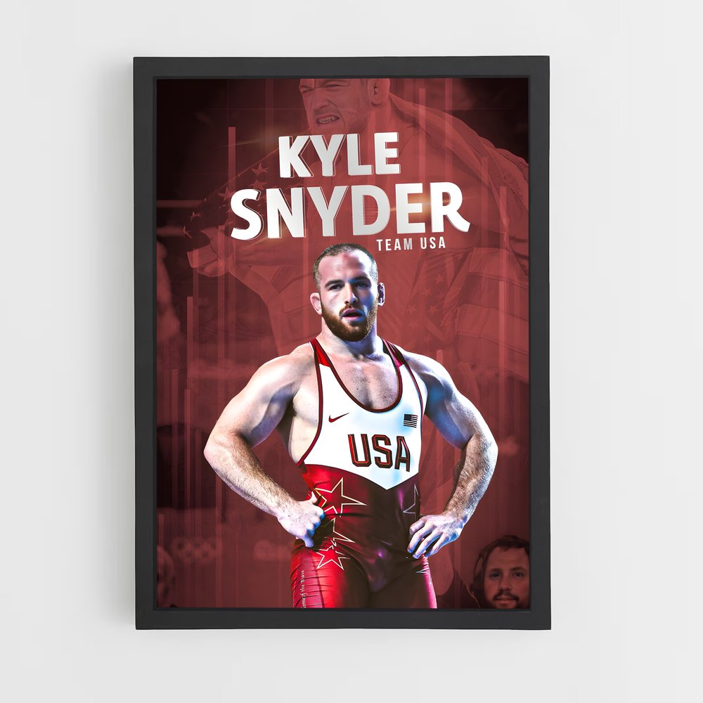 Poster Kyle snyder – affiche Lutte (vue 2)